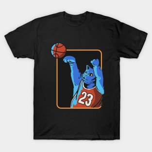 basketball the cat T-Shirt